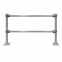 Barricade Post with Base Plate (Welded)