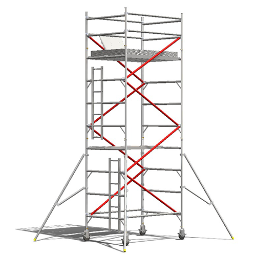 Double Width Aluminium Scaffold Tower