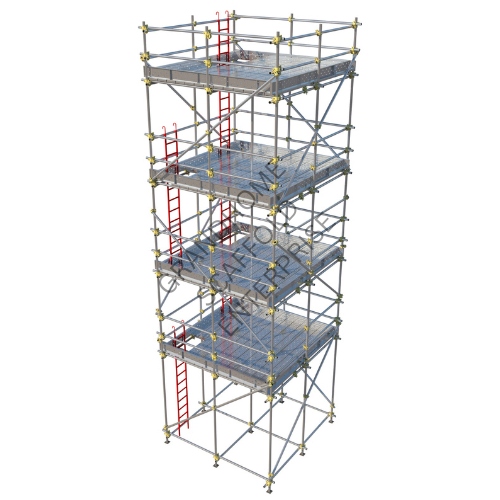Customized Marine Scaffold for Manhole, Cargo Tank &amp; Restricted Entrance Use