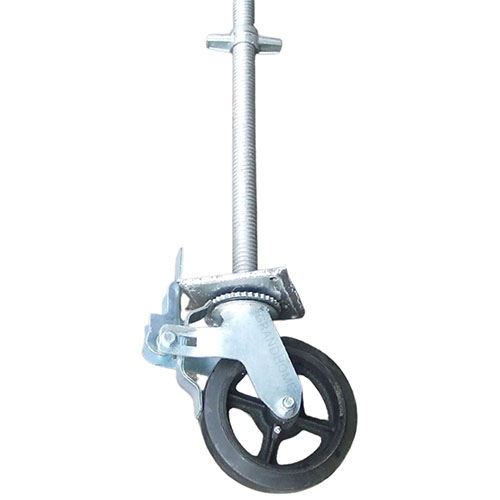 8'' Castor Wheel With Adjustable 600MM Jack Base